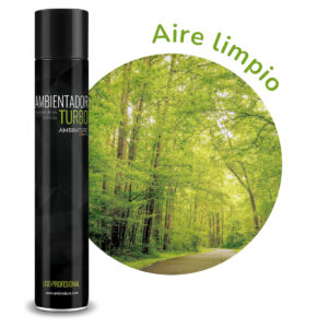 Spray Turbo Aire limpio<br><strong>Elimina el olor a basura y a perro</strong>
