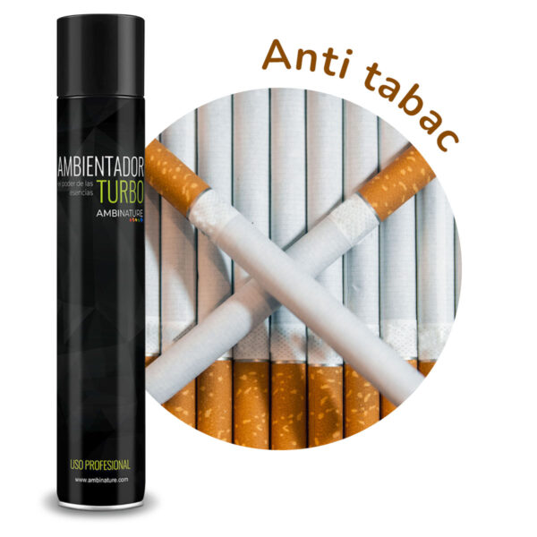 Spray Turbo Anti Tabac<br><strong>Elimina el olor de cigarros y puros</strong>