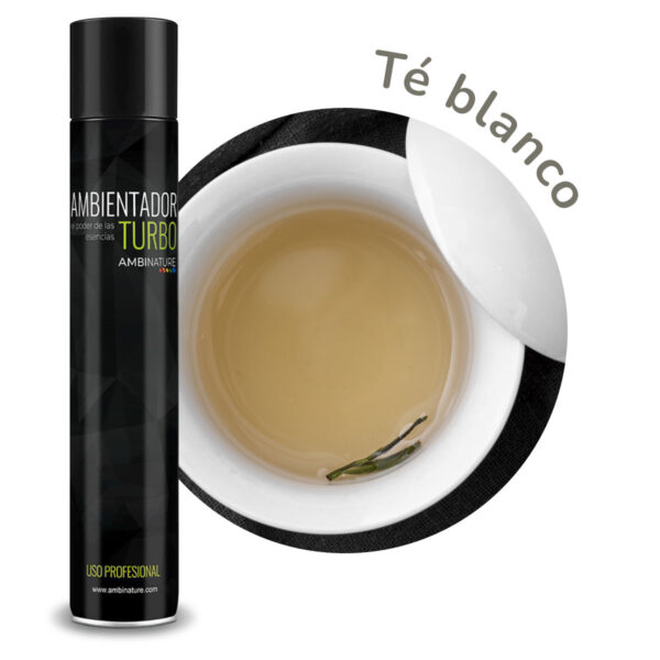 Spray Turbo Té blanco<br><strong>Elimina el olor sabanas viejas</strong>